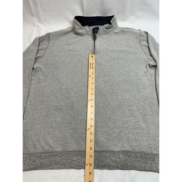 TailorByrd Men’s 1/4 Zip Sweater Gray Pullover Size M Casual Layering Piece - Picture 5 of 8